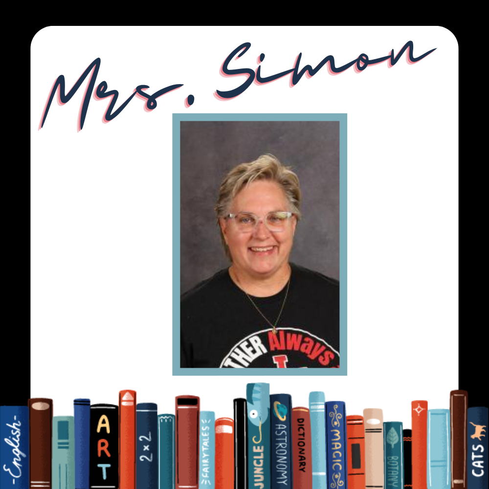 Mrs. Simon, School Library Assistant
