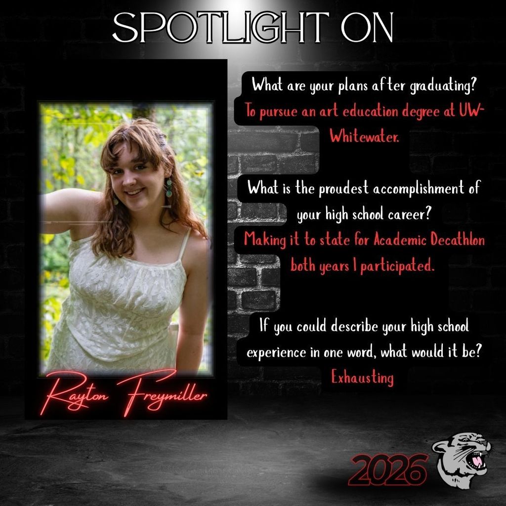 2026 Senior Spotlight - Payton Freymiller