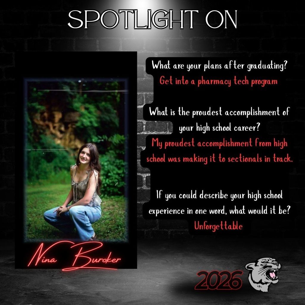 2026 Senior Spotlight - Nina Buroker
