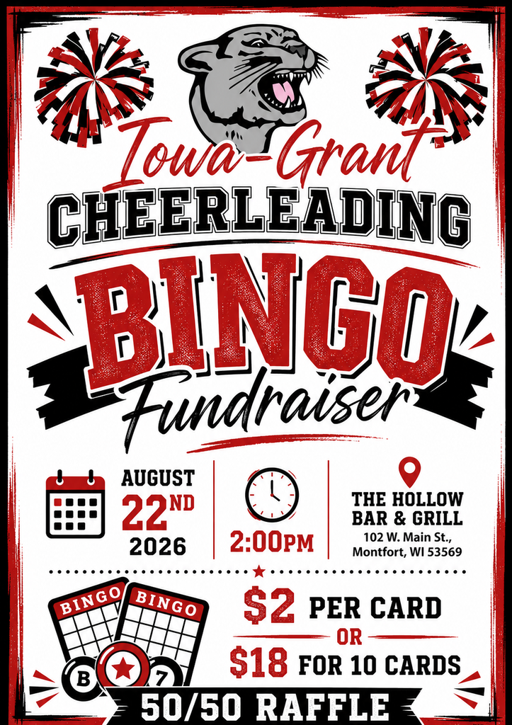 IGHS Cheerleading Fundraiser