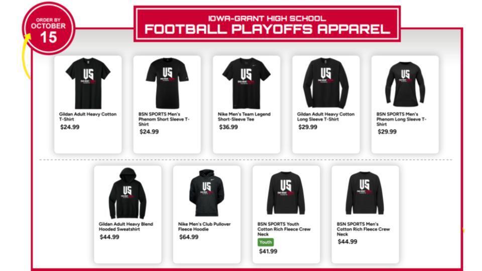 IG FB PLAYOFF APPAREL