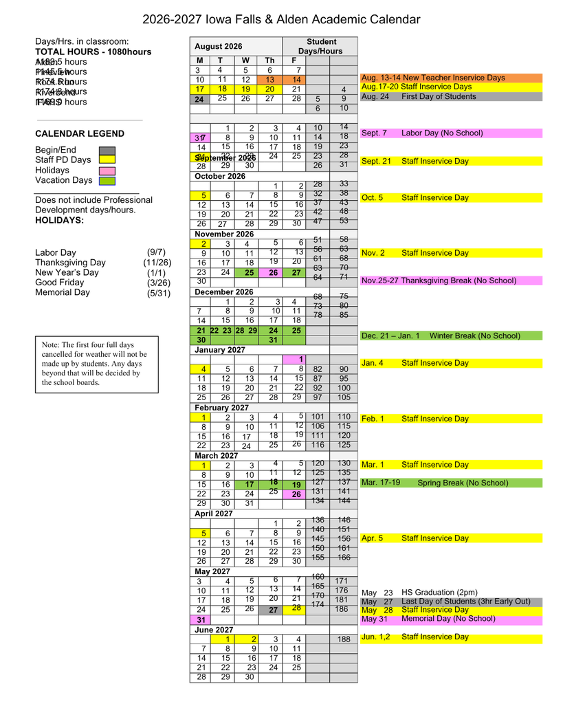 Calendar