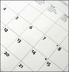 Calendar graphic