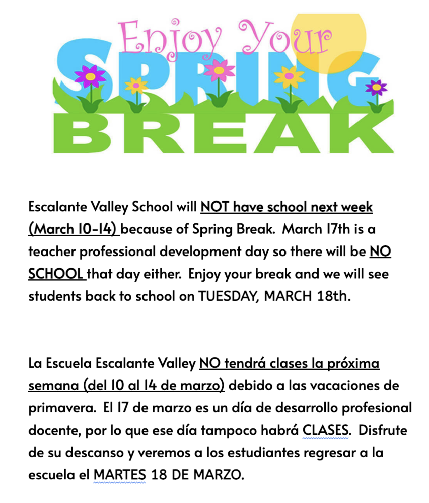 Spring Break