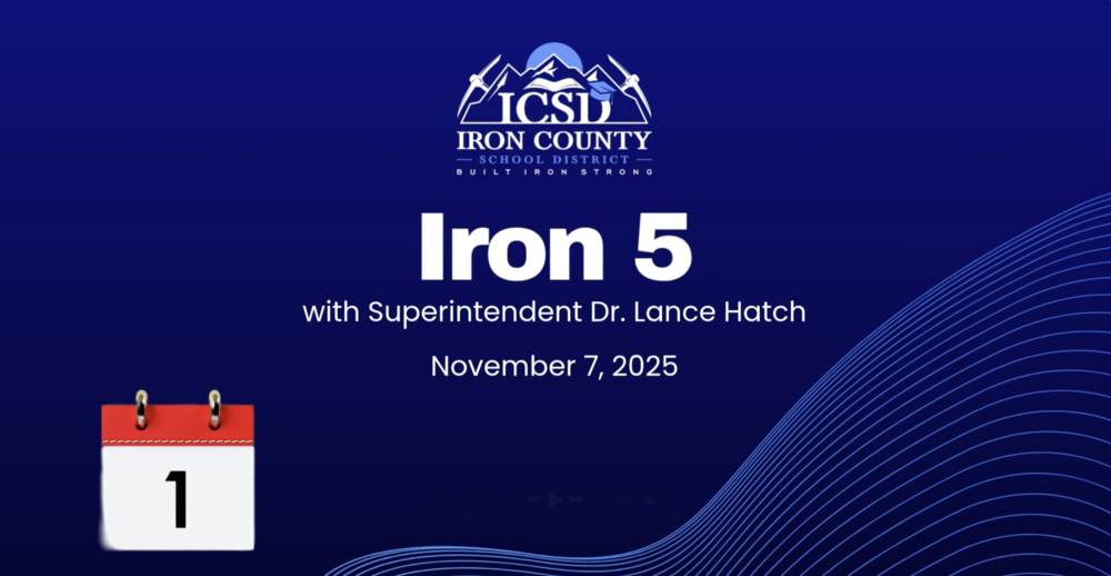 Iron 5 with Superintendent Dr. Lance Hatch