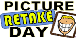 pic that says picture retake day