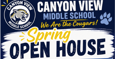 flyer for Spring Open House