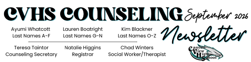 Cvhs counseling newsletter