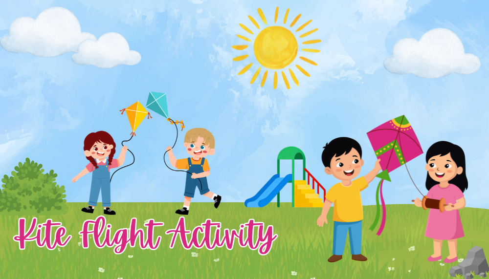 Picture of kids flying kites