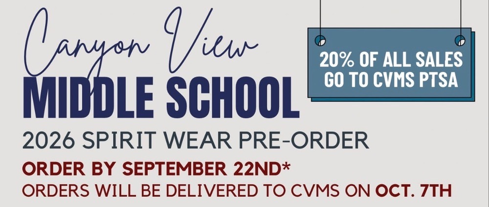 spirit wear flyer