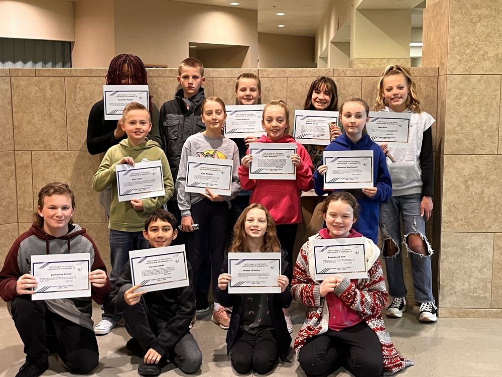 6th Grade Students Of The Month Canyon View Middle School 6th Grade Students Of The Month Canyon View Middle School