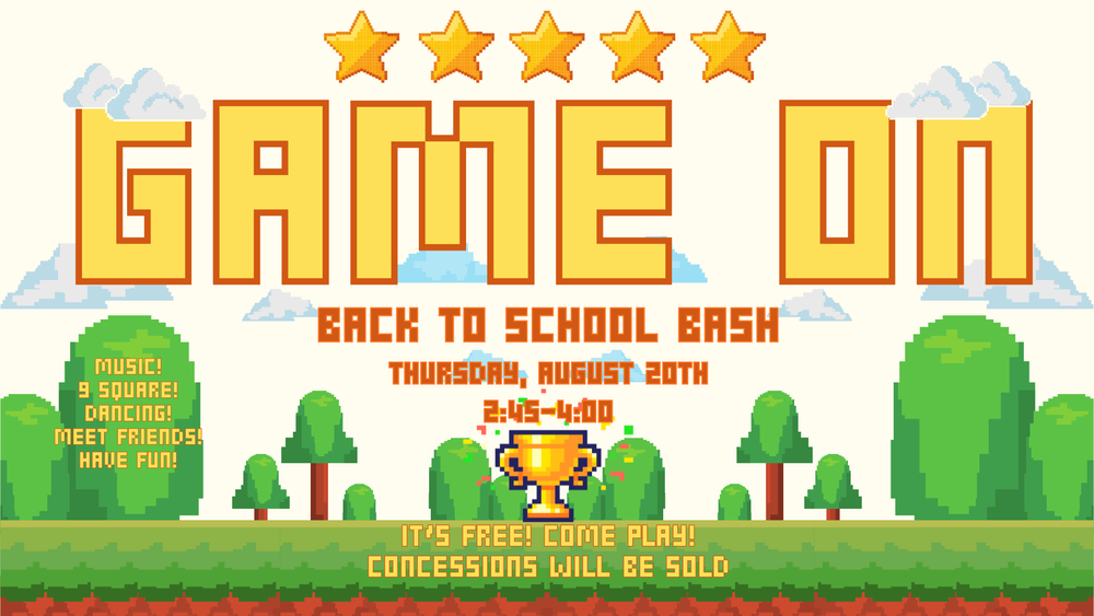 pic of back to school party invite