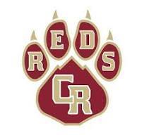 Paw print with the letters CR Reds