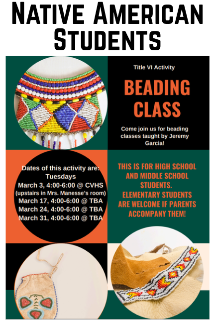 Beading Class Information 