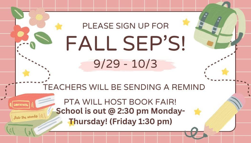 Fall SEP's