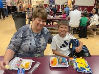 Student and grandparent