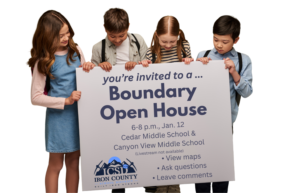 You're invited to a boundary open house