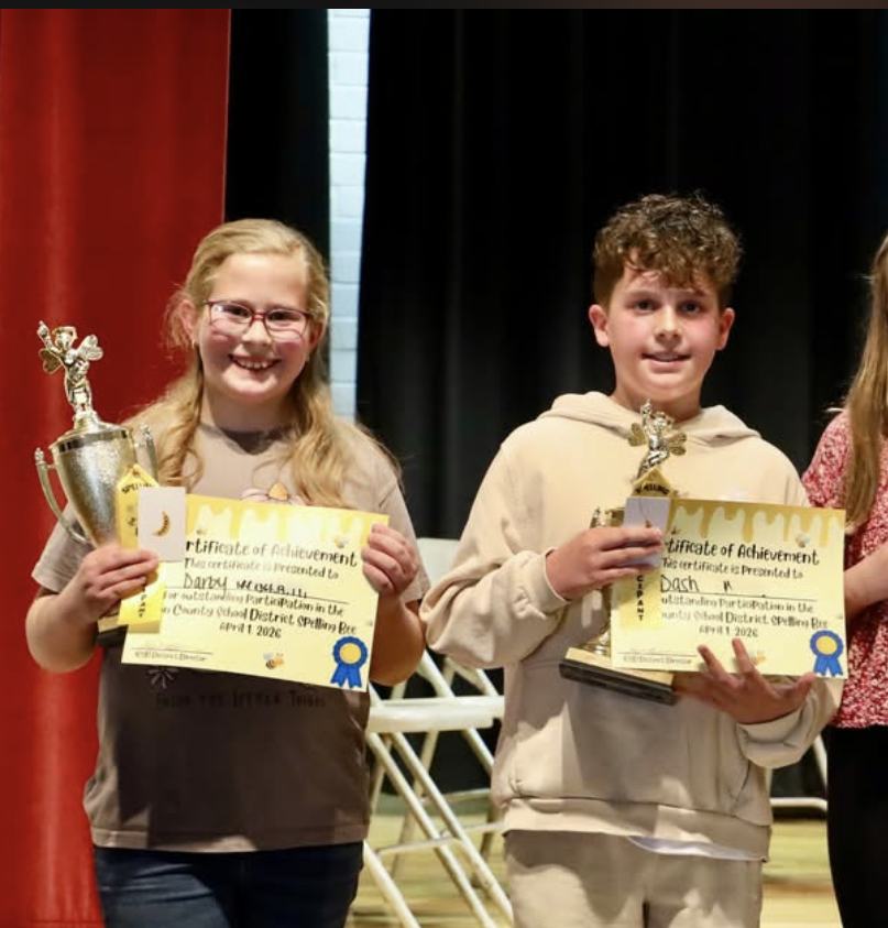 Darby and Dash spelling bee