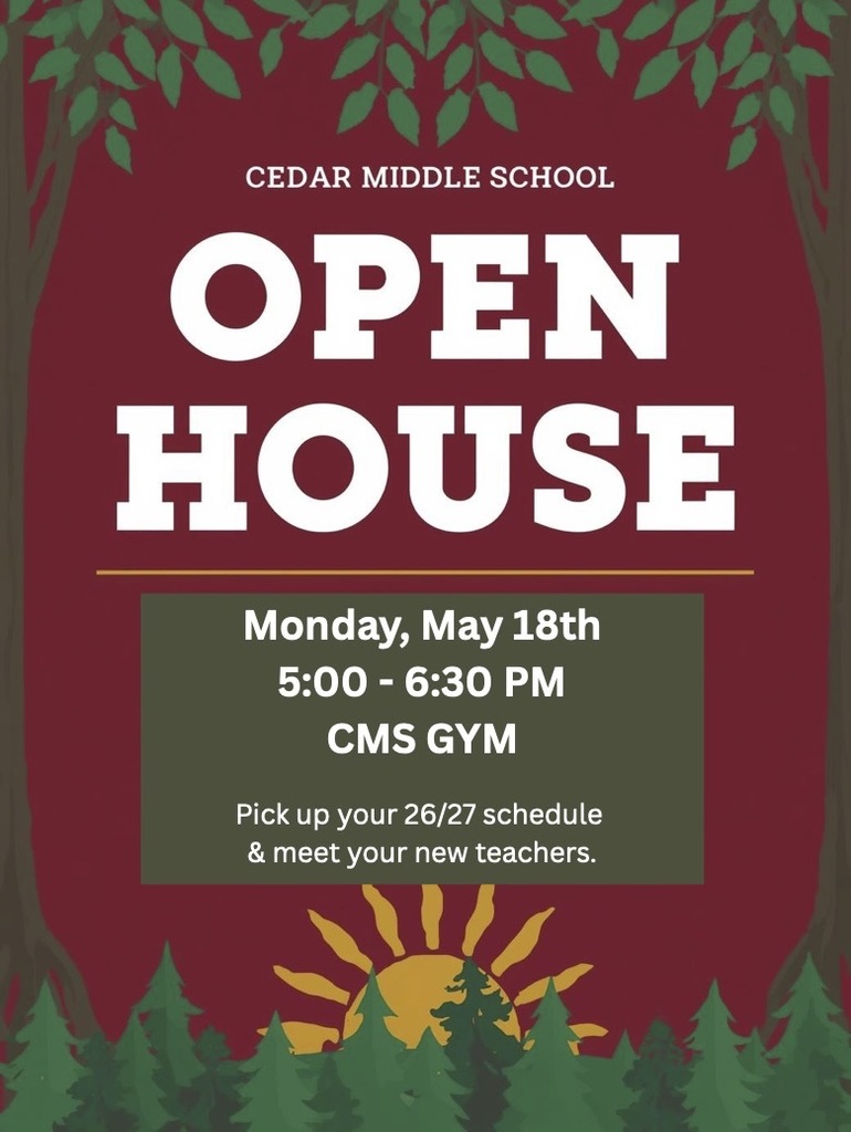 CMS Open House flyer