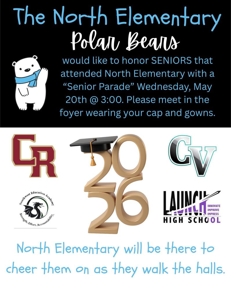 North Elementary Senior Parade flyer
