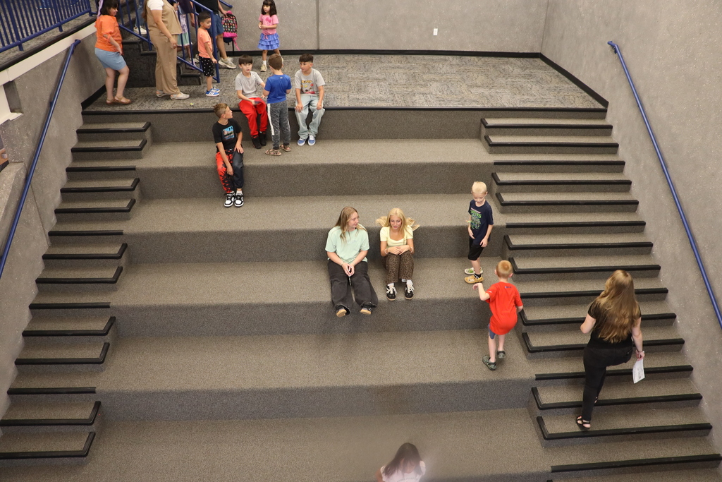 The Learning Stairs are popular with students