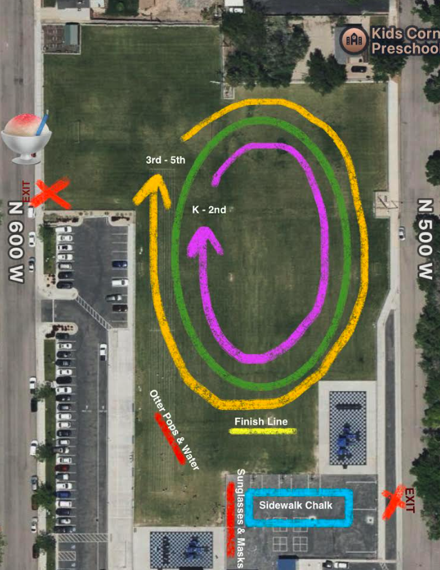 Color run map