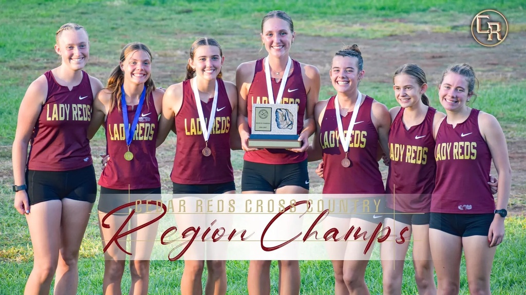 Cedar Reds Girls Cross Country Wins Fifth Consecutive Region Title