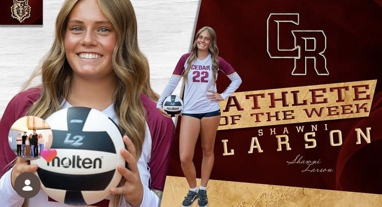 pic of Shawni Larson athlete of the week
