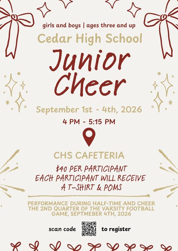 CHS jr cheer flyer