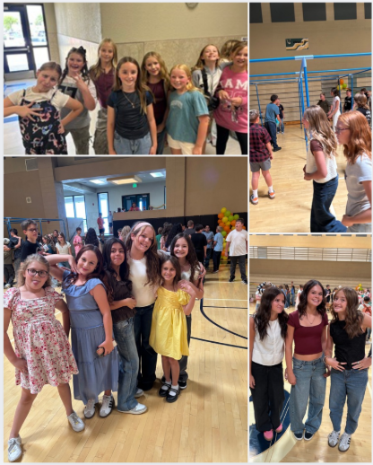Pic of students at back-to-school bash