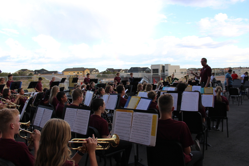 band playing