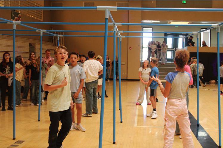 students at back-to-school bash
