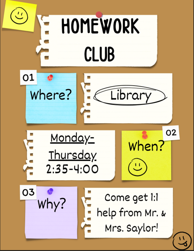 pic advertising homework club