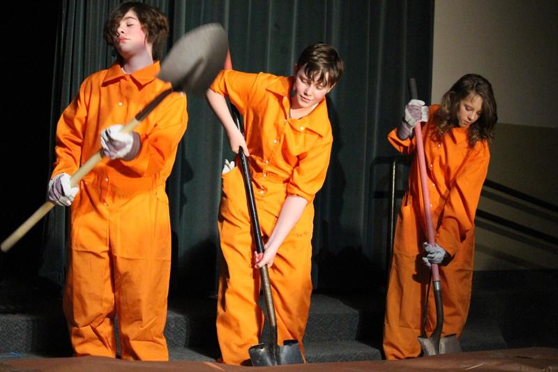 theater students on stage