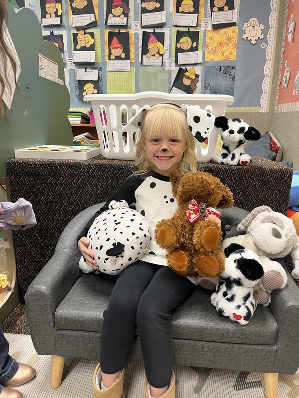 kindergartener on 101 days of school