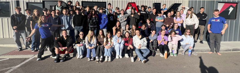 students at Red Peak Gym