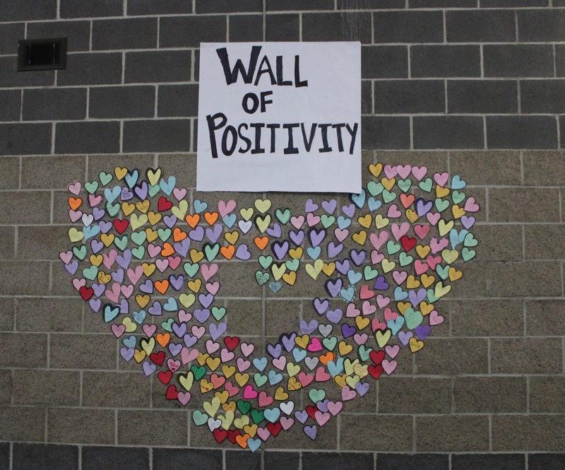 wall with hearts