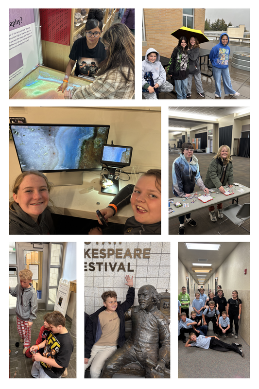 Students participating at various activities at CVMS