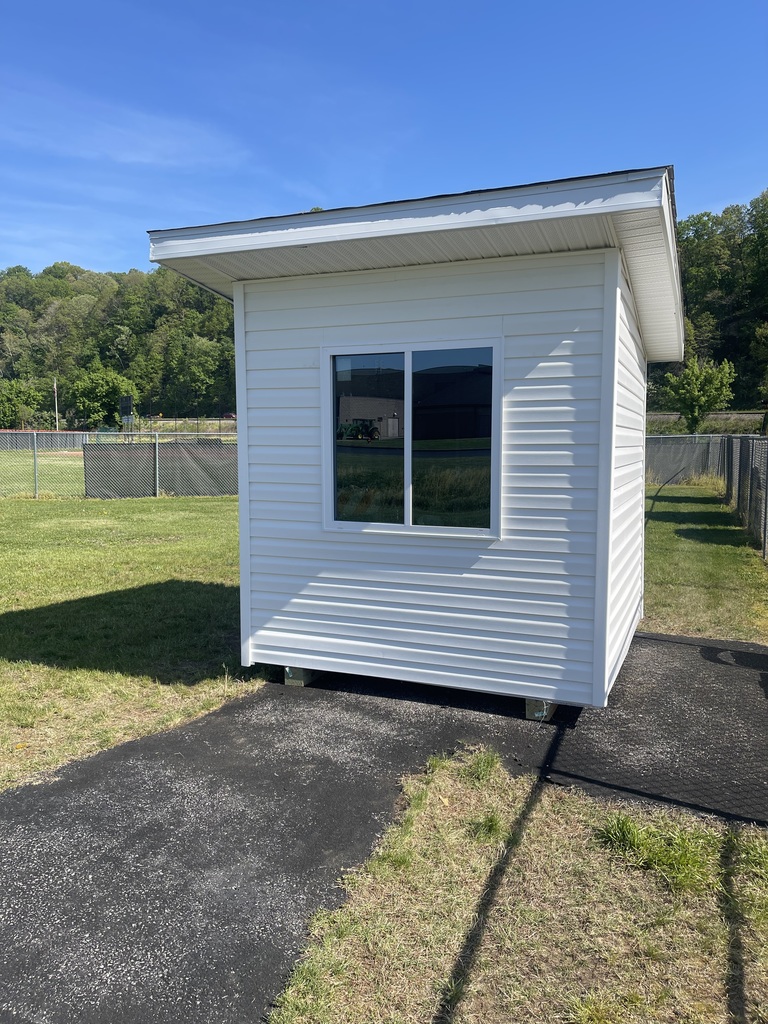 Pictured: New ticket booth at the Spring Sports fields