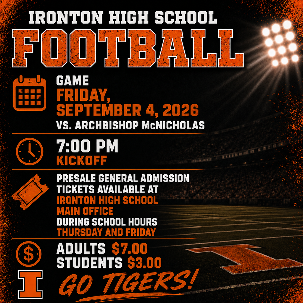 Ironton Football Game information