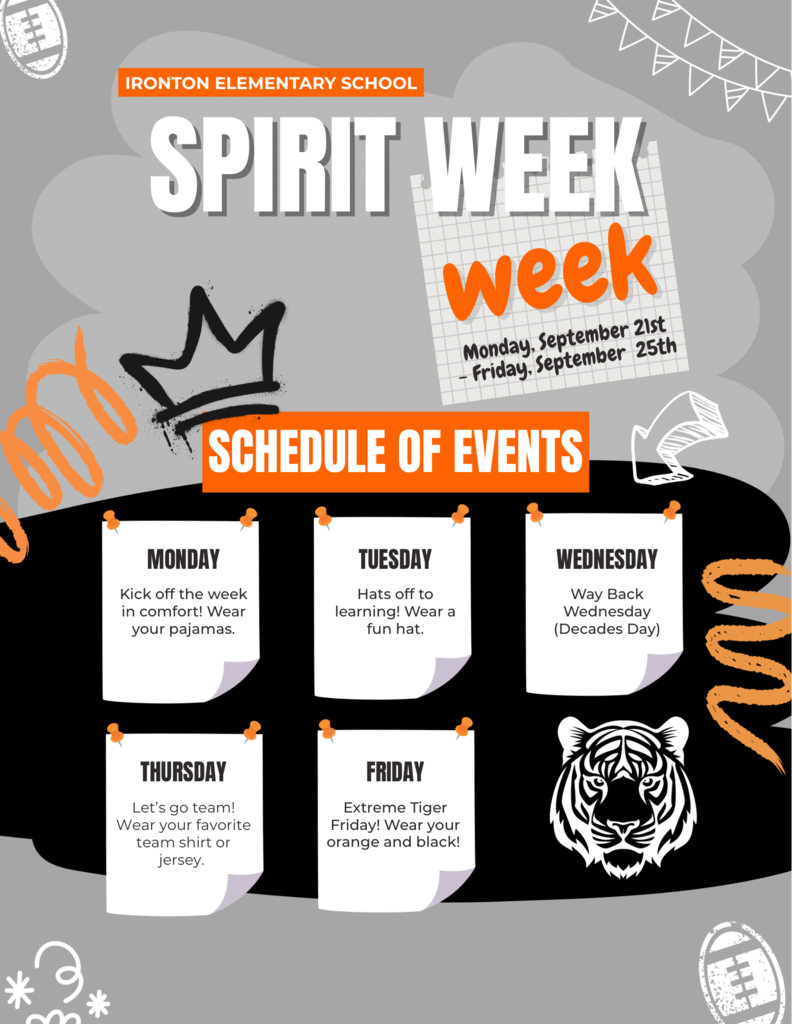 Ironton Elementary spirit week