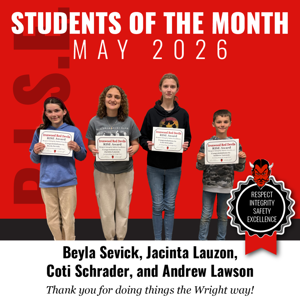 May Students of the Month