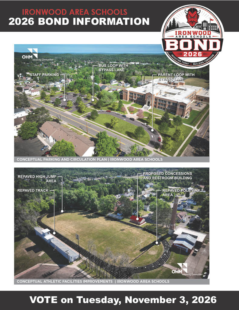 Ironwood Area Schools 2026 Bond Information Summary