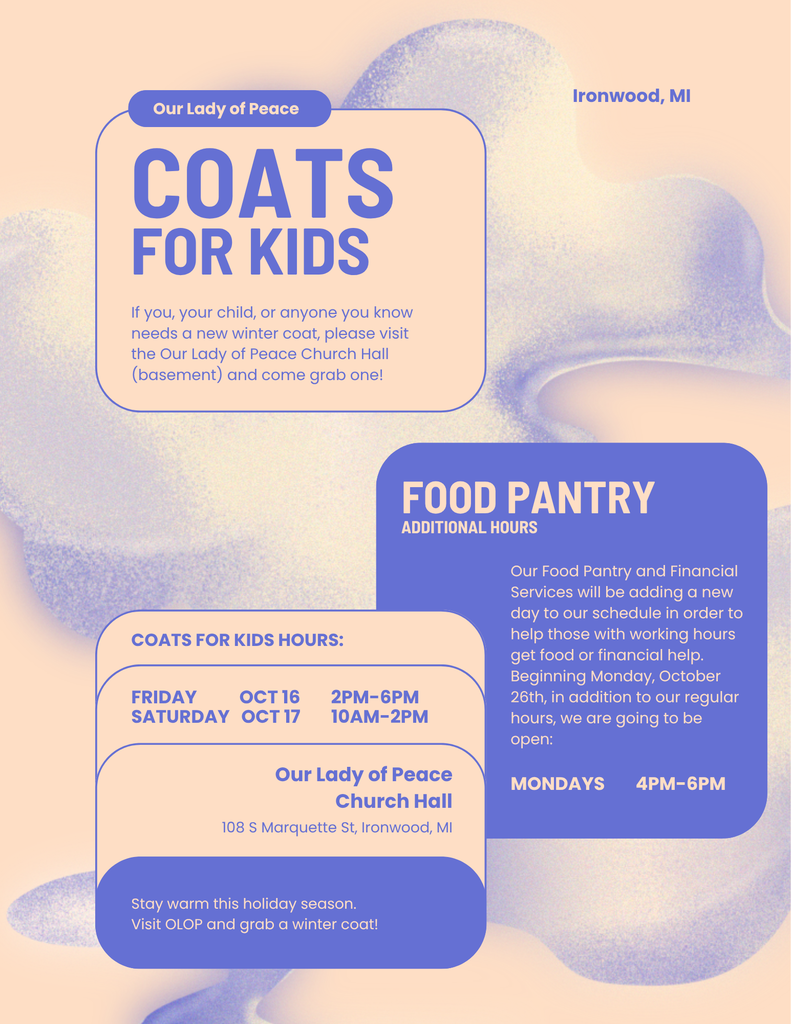 Our Lady of Peace Coats for Kids Project 2026