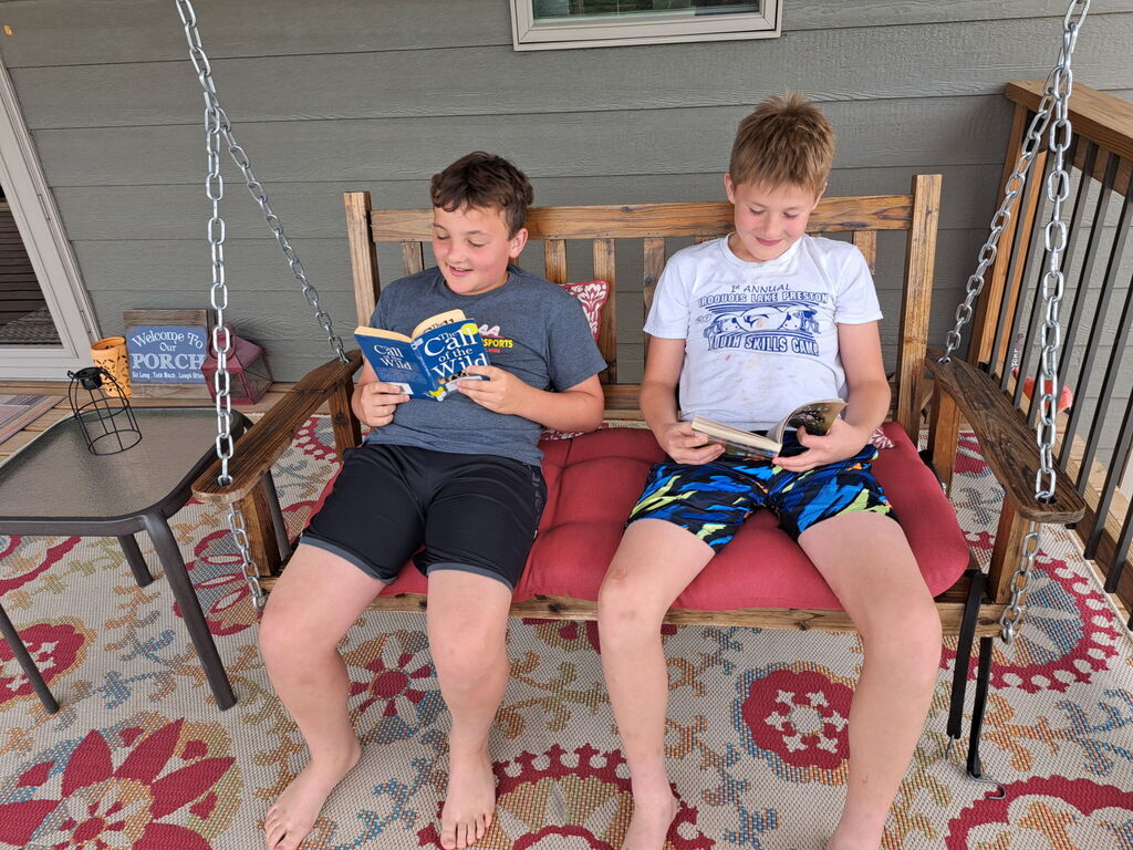 Reading outside