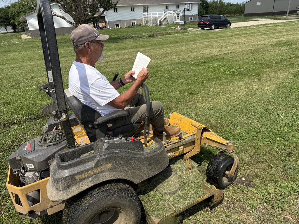 Tom reading