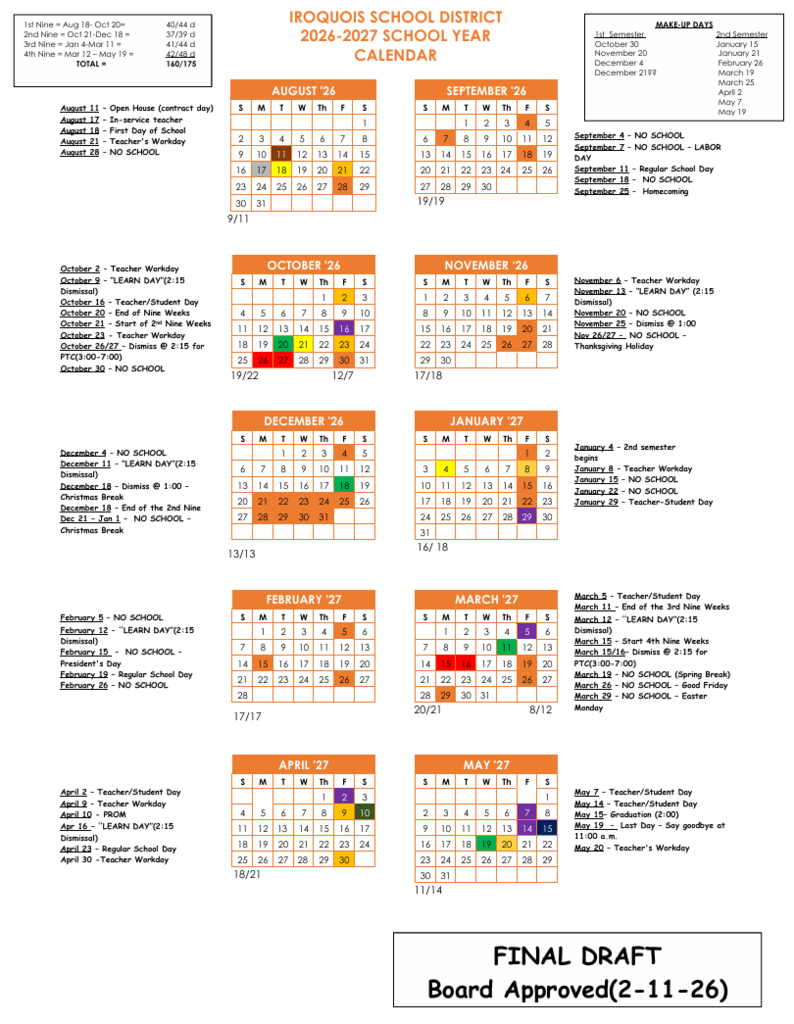 calendar