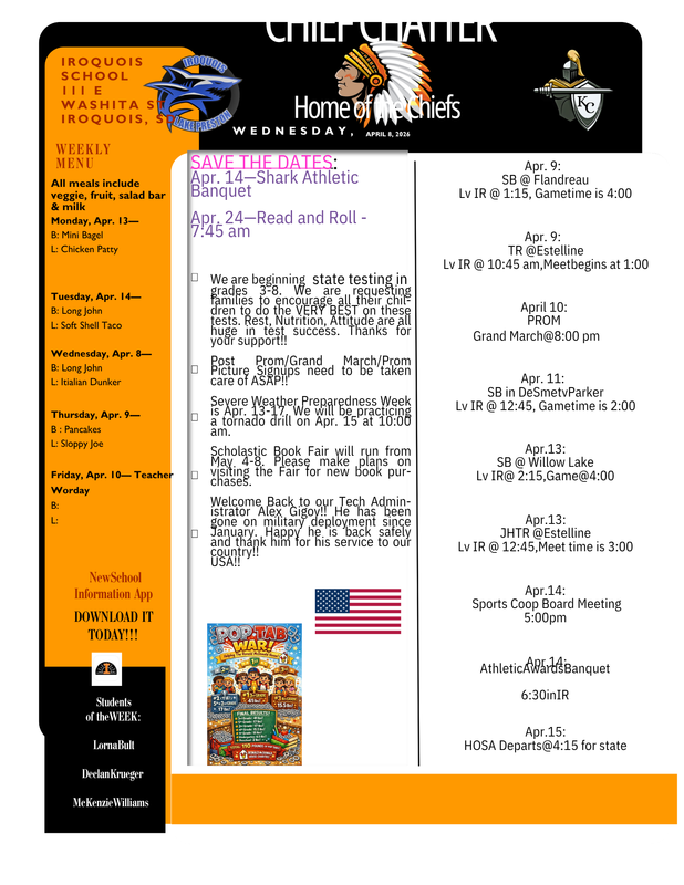 Chief Chatter(4-8-26)