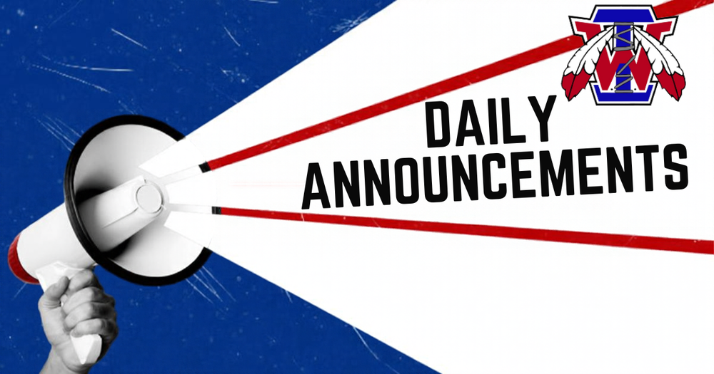 Daily Announcements