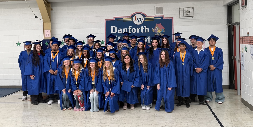 Clss of 2026 in Danforth elementary gym